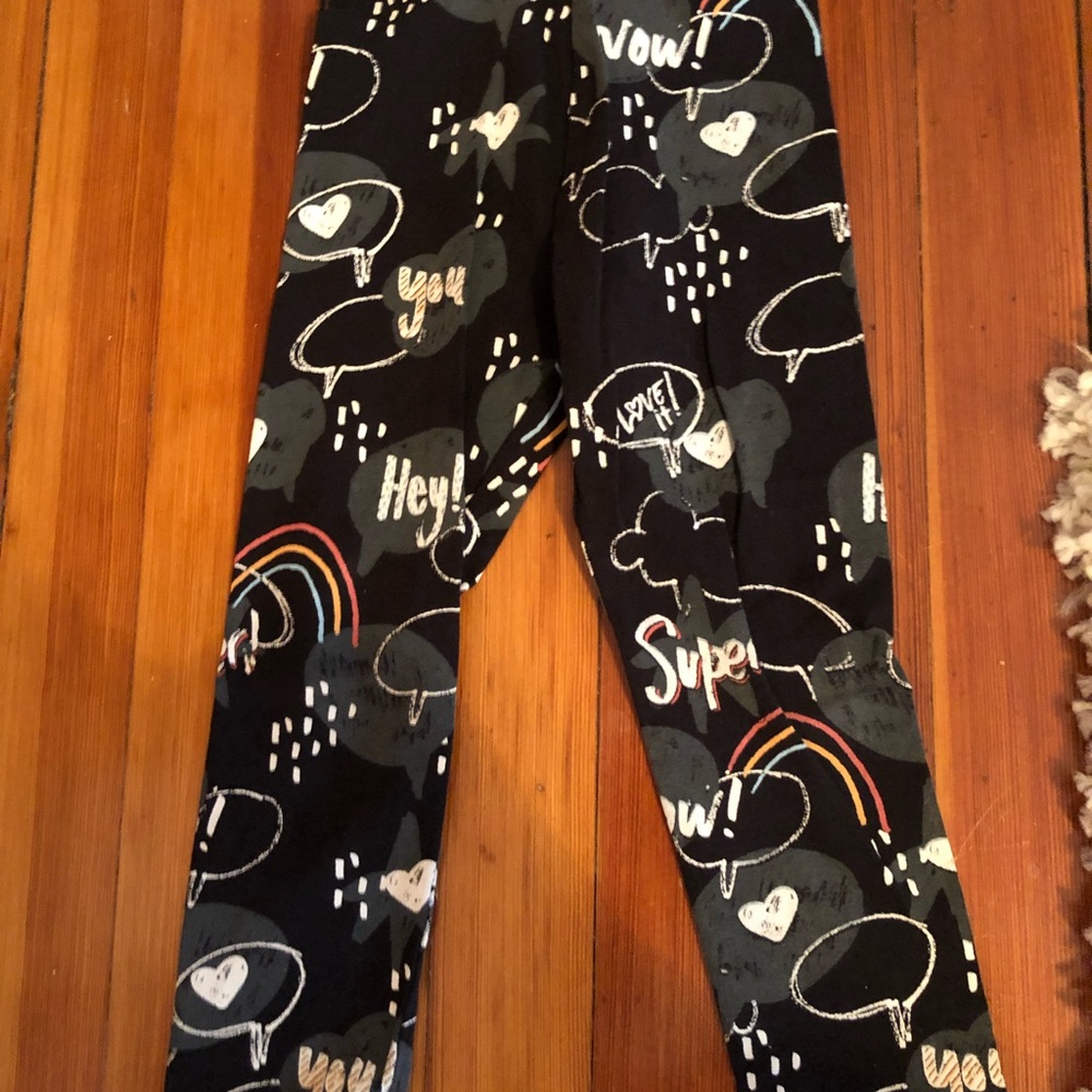 Zara girls cropped leggings 5